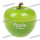 Green Apple Shaped Car/Home Perfume Air Freshener - Peach Flavor (28ml)