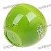 Green Apple Shaped Car/Home Perfume Air Freshener - Peach Flavor (28ml)