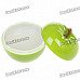 Green Apple Shaped Car/Home Perfume Air Freshener - Peach Flavor (28ml)