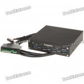 3.5" Internal PCI-E to USB 3.0 Host + All-in-1 Card Reader Combo