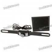 1/3" CMOS Car Rearview Camera w/ 7-LED Night Vision + 3.5" TFT LCD Wireless Monitor (NTSC/PAL)