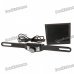 1/3" CMOS Car Rearview Camera w/ 7-LED Night Vision + 3.5" TFT LCD Wireless Monitor (NTSC/PAL)