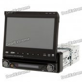 7.0" Touch Screen Single DIN Car DVD Player + WinCE 5.0 GPS Navigator w/ FM/Bluetooth/USB/SD