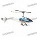 Rechargeable 40.680MHz 3.5-CH R/C Helicopter w/ Gyroscope/Sound Effects - Blue Rechargeable 40.680MHz 3.5-CH R/C Helicopter w/ Gyroscope/Sound Effects - Blue