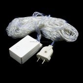 120-LED 1.4x1.3M Net Style Christmas Light (8-Mode White LED 220V AC)