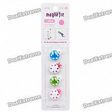 Cute Ladybug Fridge Magnets (4-Pack)