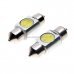 1W Automatic Vehicle Door Panel White-LED Sensing Lamp (DC 12V / Pair)
