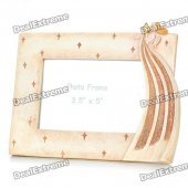 Elegant Angel Style Polyresin Photo Frame (3.5" x 5" Picture)
