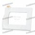 Elegant Angel Style Polyresin Photo Frame - White (3.5" x 5" Picture)