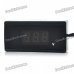 1.2" LED Cigarette Lighter Electric Voltage Meter for Auto Car Battery (DC 12/24V)
