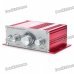 60W Stereo Audio Amplifier for Car/Motorcycle/Golf Cart - Red 60W Stereo Audio Amplifier for Car/Motorcycle/Golf Cart - Red