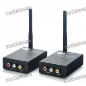 2.4GHz 4-Channel Wireless Audio Video AV Transmitter Receiver Kit (DC 9~12V)