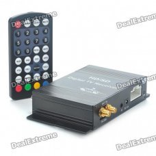 DVB-T2 Dual Tuner Digital Car TV Receiver Box w/ Antenna (12V) DVB-T2 Dual Tuner Digital Car TV Receiver Box w/ Antenna (12V)