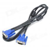 SIXCLOVER VGA HD 15 Pin Male to Male Connection Cable (1.5m-Length)