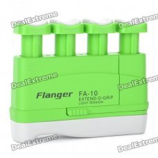 Flanger FA-10 Extend-O-Grip Light Tension Hand Exerciser for Adults - Green Flanger FA-10 Extend-O-Grip Light Tension Hand Exerciser for Adults - Green