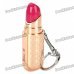 Lipstick Shaped Butane Flame Lighter Keychain