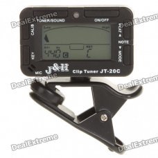 1.5" LCD Clip-on Chromatic Tuner for Guzheng (1xCR2032) 1.5" LCD Clip-on Chromatic Tuner for Guzheng (1xCR2032)