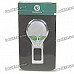 Universal Alien Style Safety Seat Belt Buckle - Silver + Green
