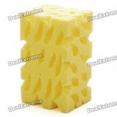 Auto Car Washing Cleaning Sponge Pad - Yellow