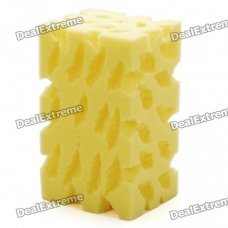 Auto Car Washing Cleaning Sponge Pad - Yellow
