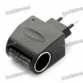 100V-240V AC to 12V DC Power Adapter Converter - Black (EU Plug)