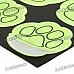 Cute Feet Style Reflective PVC Stickers (8-Piece Pack)