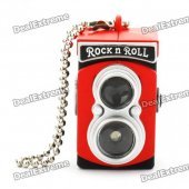 Mini Camera Lucky Charm Keychain with Flash Torch - Random Color (3 x LR1130)