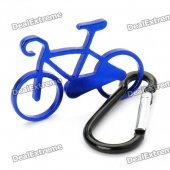Aluminum Alloy Bicycle Model Keychain Carabiner Hook - Random Color