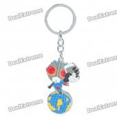 Zinc Alloy Superhero Anime Figure Keychain