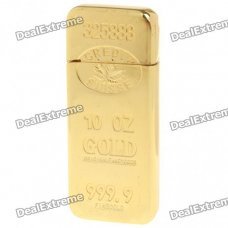 Gold Bullion Bar Shaped Butane Gas Lighter Gold Bullion Bar Shaped Butane Gas Lighter