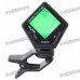 1.2" LCD Clip-On Guitar Chromatic Tuner with Green Backlit (1xCR2032)