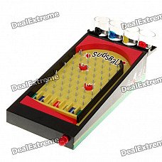Suds Ball Pinball Drinking Game Set - Black + Red + Yellow Suds Ball Pinball Drinking Game Set - Black + Red + Yellow