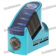 Unique All-in-1 480Mbps USB 2.0 3-port Hub Card Reader with Thermometer (Random Color) Unique All-in-1 480Mbps USB 2.0 3-port Hub Card Reader with Thermometer (Random Color)