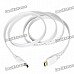 1080P HDMI V1.4 Male to Male Gold Plated Plug Flat Connection Cable - White (1.5M-Length) 1080P HDMI V1.4 Male to Male Gold Plated Plug Flat Connection Cable - White (1.5M-Length)