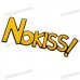 No Kiss Car Sticker - Color Assorted