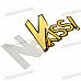 No Kiss Car Sticker - Color Assorted