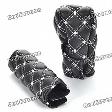 Durable Knob + Side Breake Cover Set - Black + White (2-Piece Pack)