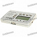 3-in-1 Universal 1.7" LCD Chromatic Tuner + Metronome + Tone Generator (2xAAA)