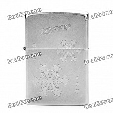 Genuine Zippo Fuel Copper Fluid Lighter - Silver