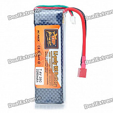 Replacement 7.4V 25C 2200mAh Li-Poly Battery Pack for R/C Helicopter