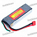 Replacement 7.4V 25C 2200mAh Li-Poly Battery Pack for R/C Helicopter