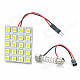 3.6W 20-SMD 5050 LED 240LM 3000-3500K Warm White Light Emitter for Car