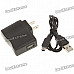 USB Rechargeable Bluetooth V2.0 A2DP V1.2 Audio Receiver - Orange