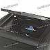 Car Headrest 7" LCD DVD Media Player with FM/AV-Out/SD - Black (DC 12V)