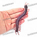 Scary Lifelike Soft Silicone Scolopendra Toy - Brown