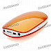 Cool Rechargeable Plastic Speaker with TF Slot - Orange + White