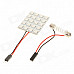 31~44mm Adjustable 3.6W 240-Lumen 20-5050 SMD Red Light Bulb (DC 12V)