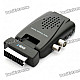 DVB-T TV022 Mini Digital Terrestrial Receiver with SD/MS/MMC Slot - Black