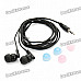 Trendy Mini Stereo Earphone - Black