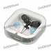 Trendy Mini Stereo Earphone - Black